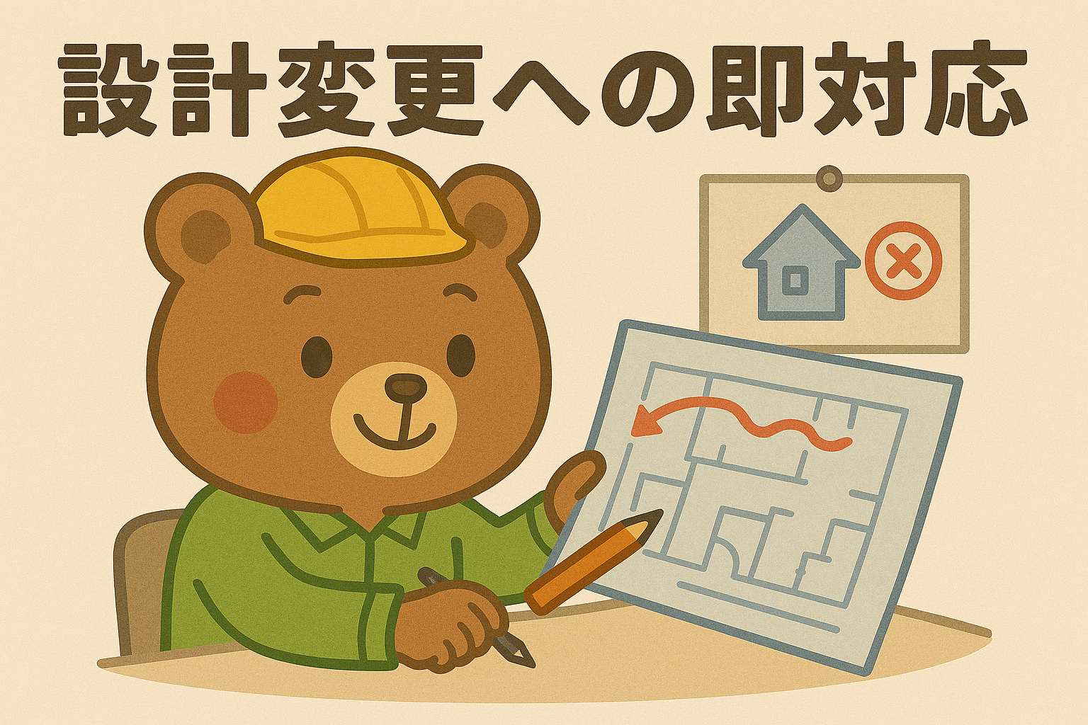 UD君設計変更への即対応
